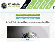 Tablet Screenshot of jonjonandco.com
